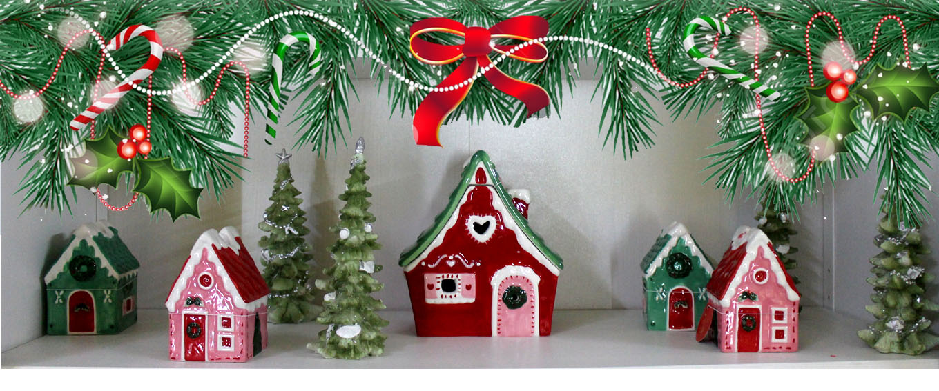 Casette decorazioni natalizie